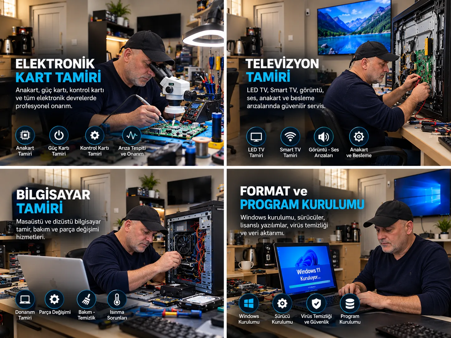 Fırat Elektronik hizmet çeşitleri