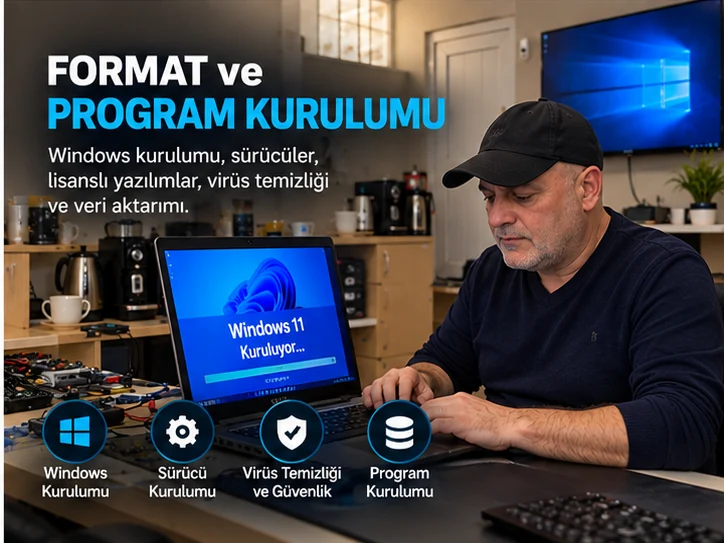 Bilgisayara işletim sistemi ve program kurulumu