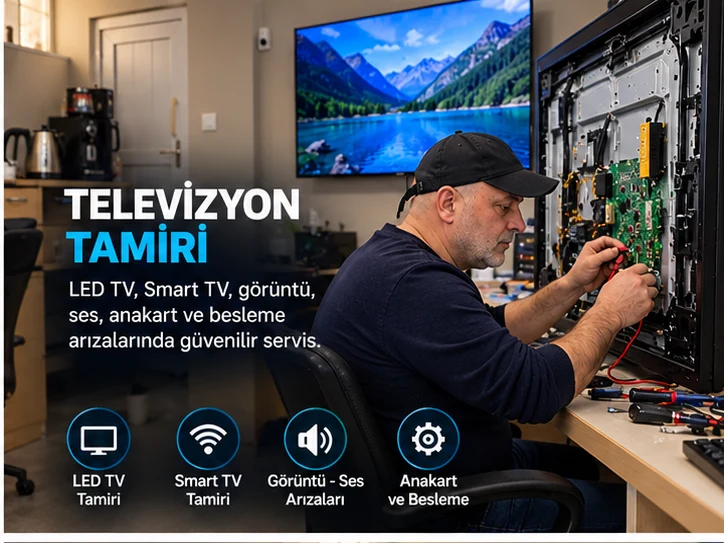 Televizyon elektronik kart tamiri